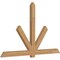Ekena Millwork Kennewick Timber Gable Bracket, Western Red Cedar, 96"W x 60"H x 3 1/2"D x 5 1/2"F, 15/12 Pitch GBW096X60X0406KEN00SWR - alternate 2